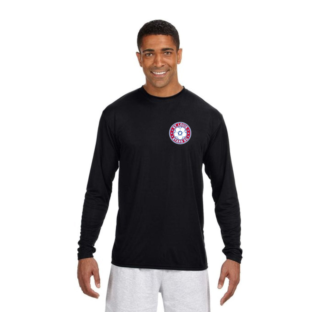 Men's Stars Long Sleeve Performance Shirt