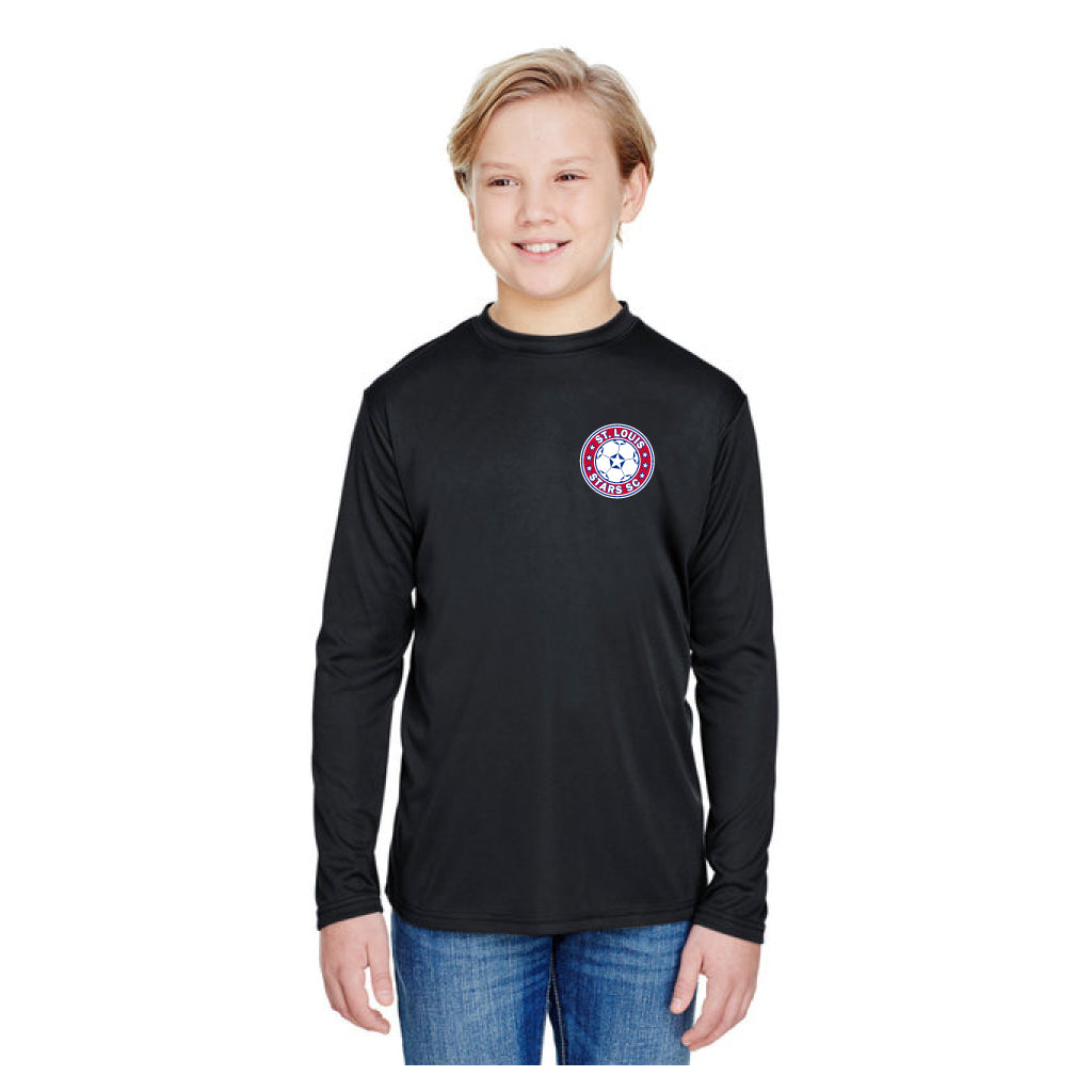 Kids Stars Long Sleeve Performance Shirt