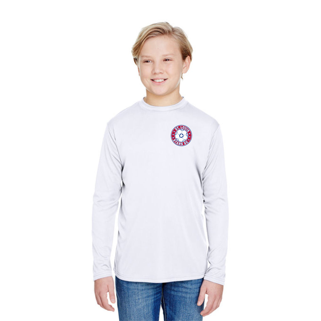 Kids Stars Long Sleeve Performance Shirt