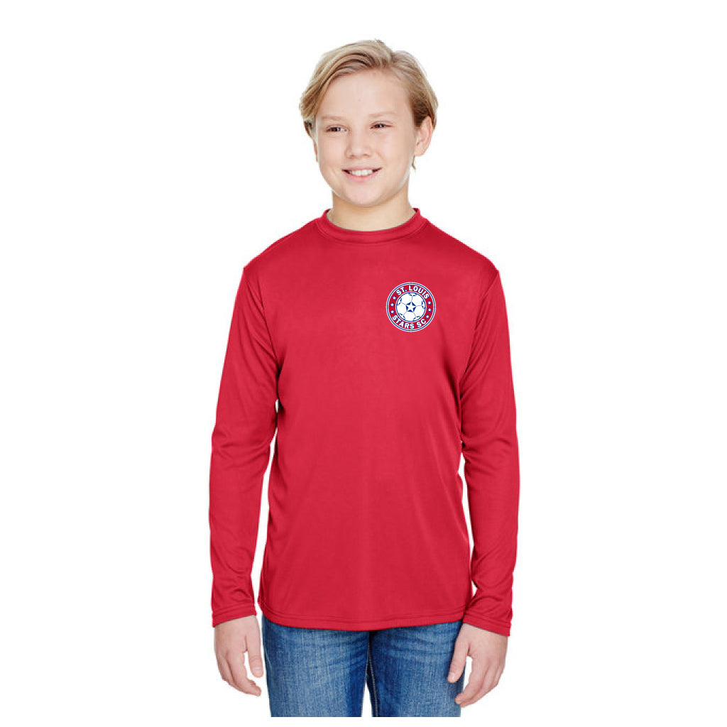 Kids Stars Long Sleeve Performance Shirt