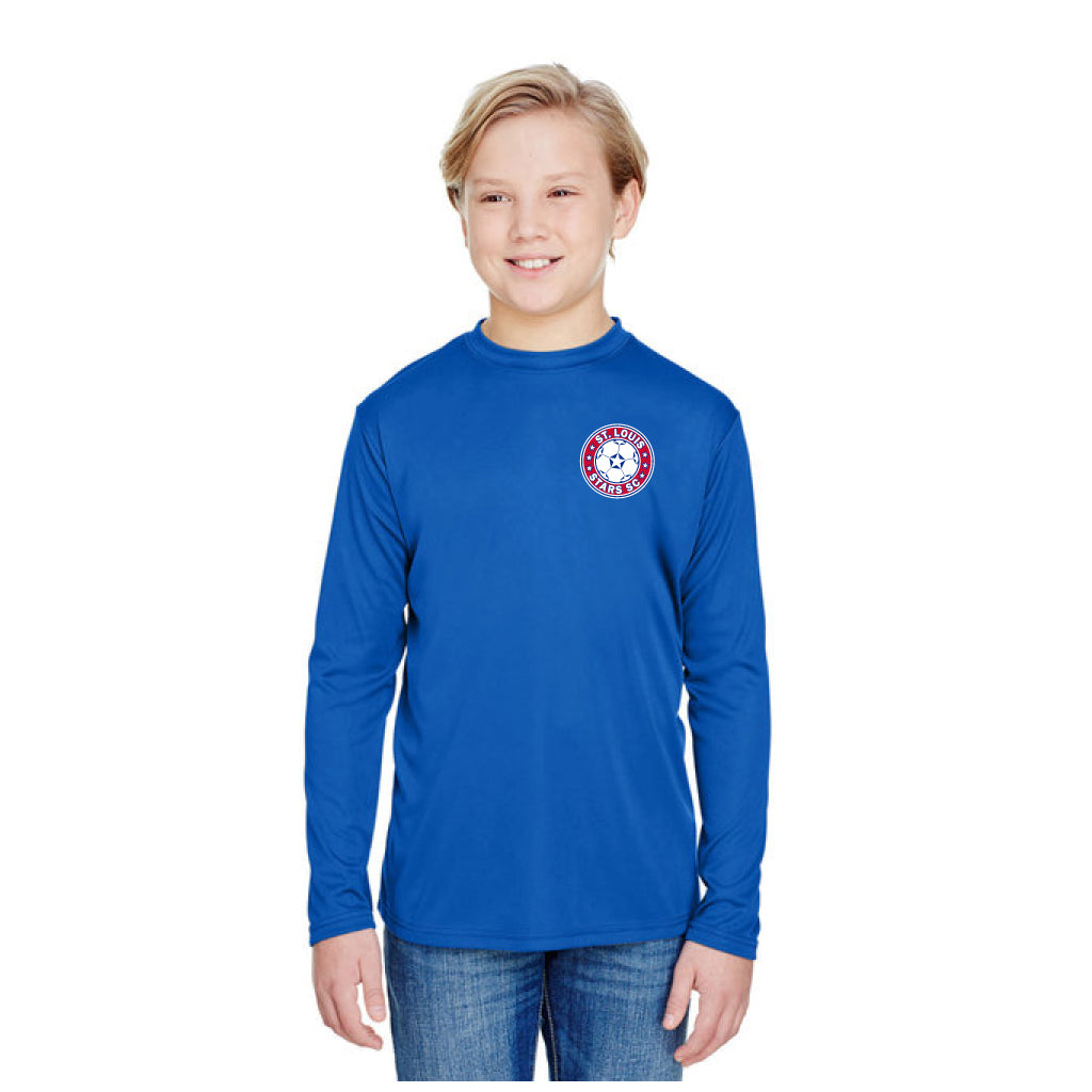 Kids Stars Long Sleeve Performance Shirt