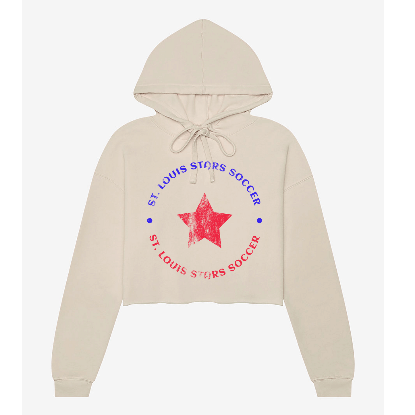 Women's Cropped Fleece Hoodie