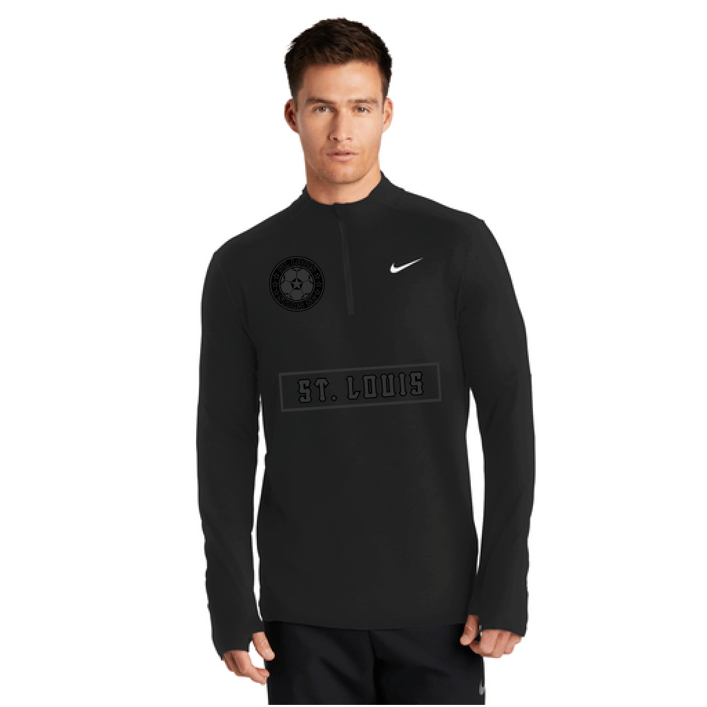 Nike Men's Dri-FIT Element 1/2-Zip Top BLACKOUT