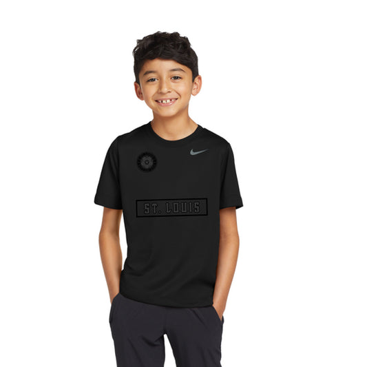 Nike Kids Short Sleeve Shirt BLACKOUT