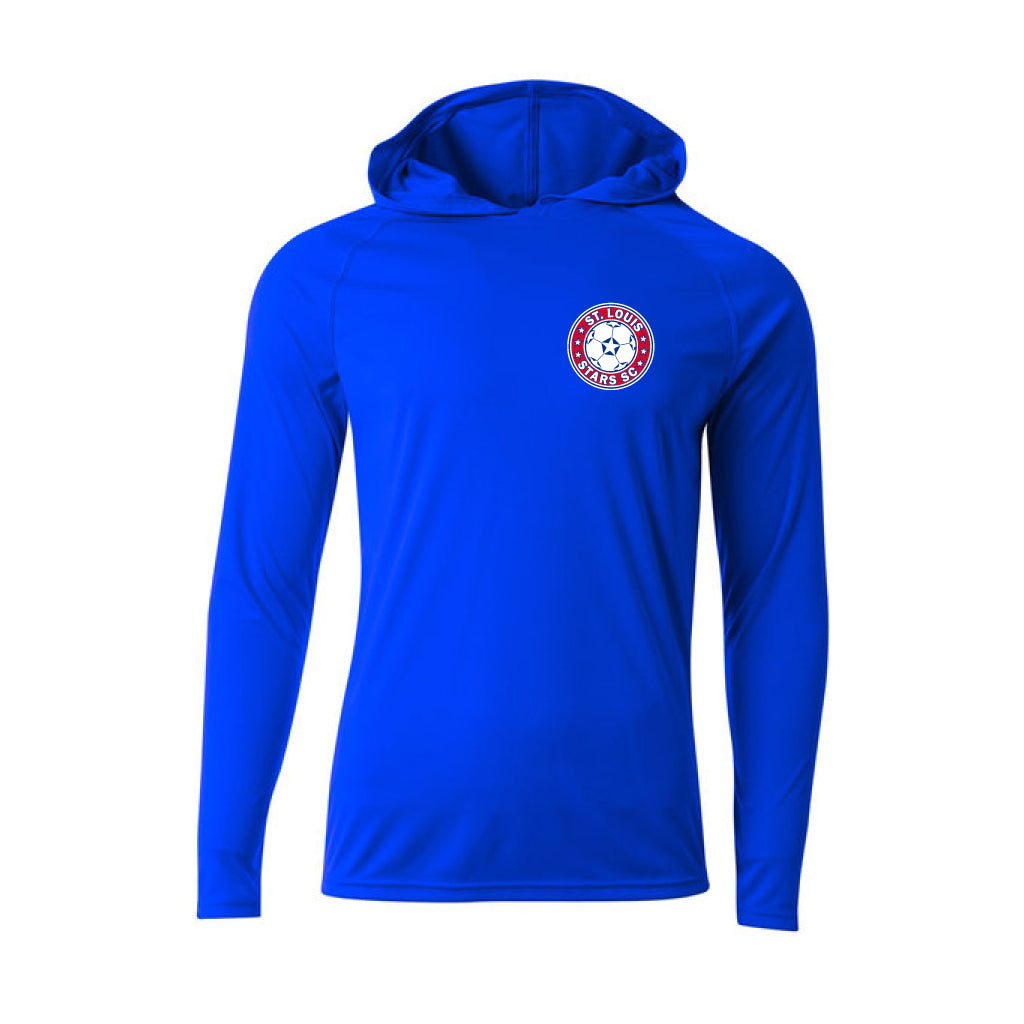 Men's Stars Long Sleeve Performance Hoodie