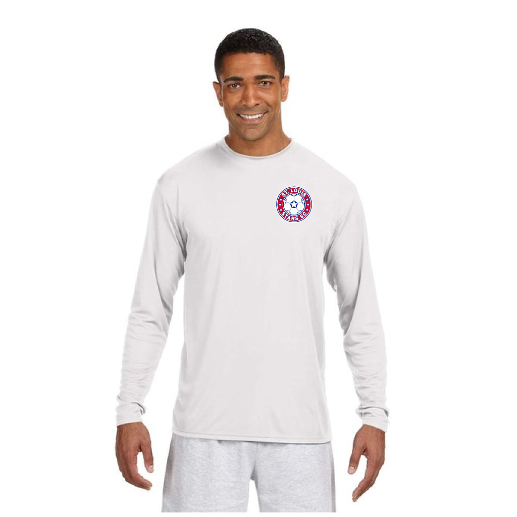 Men's Stars Long Sleeve Performance Shirt